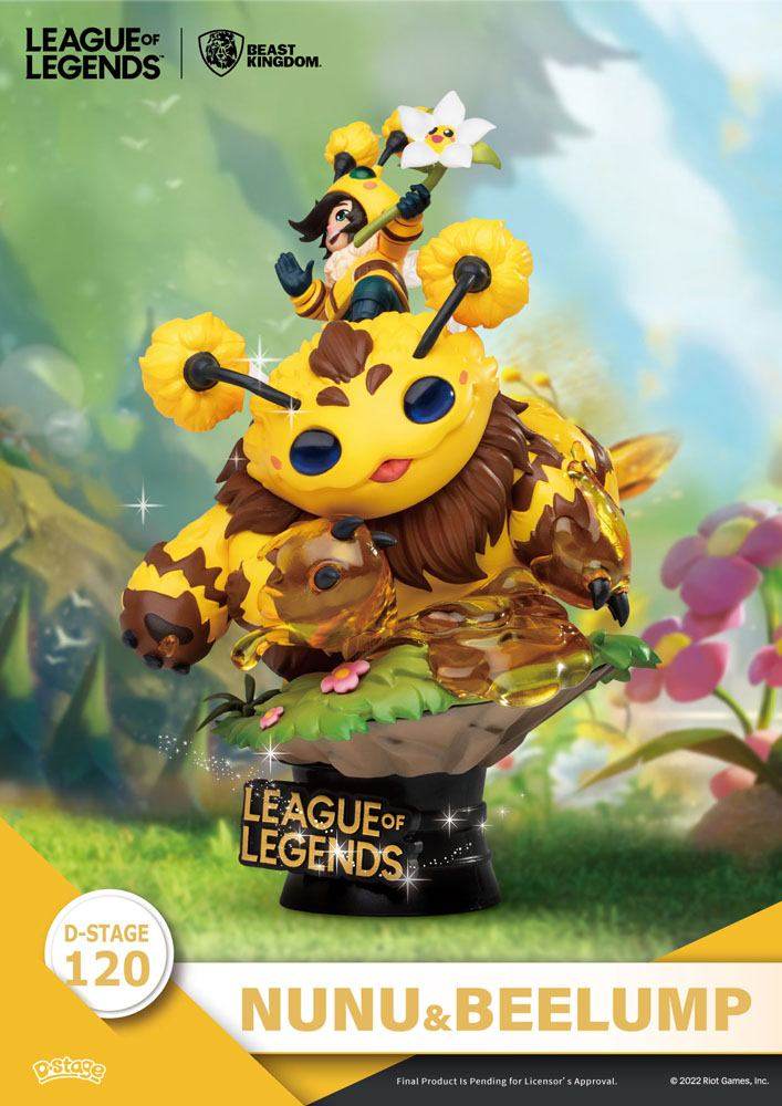 League of Legends diorama PVC D-Stage Nunu & Beelump & Heimerstinger 16 cm