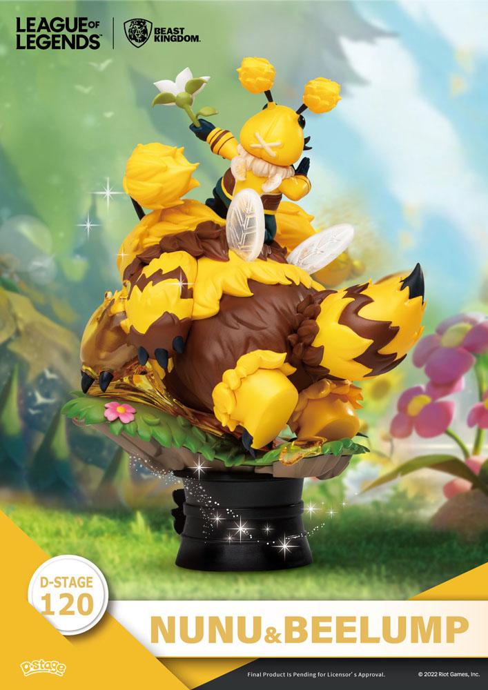 League of Legends diorama PVC D-Stage Nunu & Beelump & Heimerstinger 16 cm