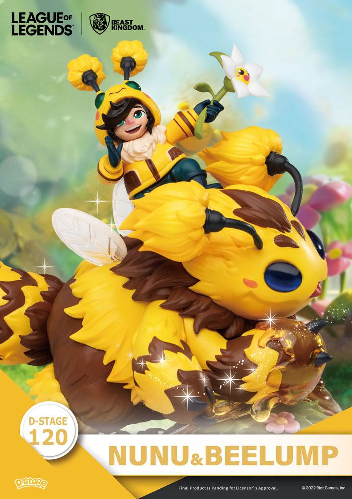 League of Legends diorama PVC D-Stage Nunu & Beelump & Heimerstinger 16 cm
