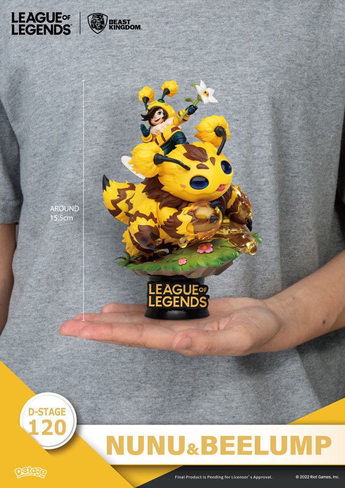 League of Legends diorama PVC D-Stage Nunu & Beelump & Heimerstinger 16 cm