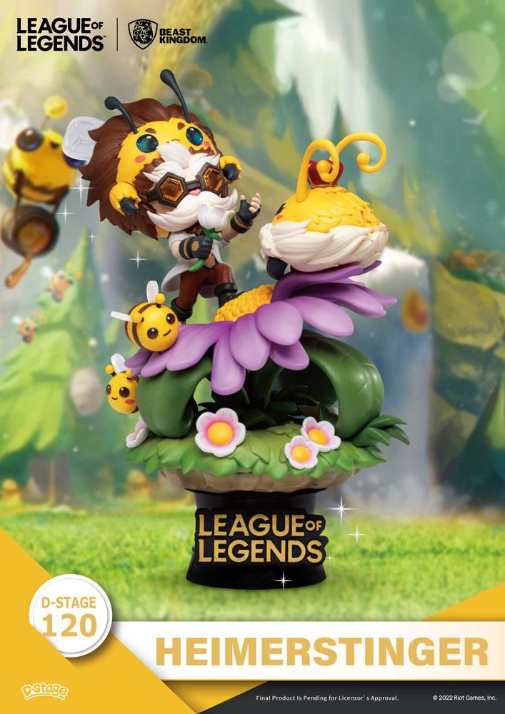 League of Legends diorama PVC D-Stage Nunu & Beelump & Heimerstinger 16 cm