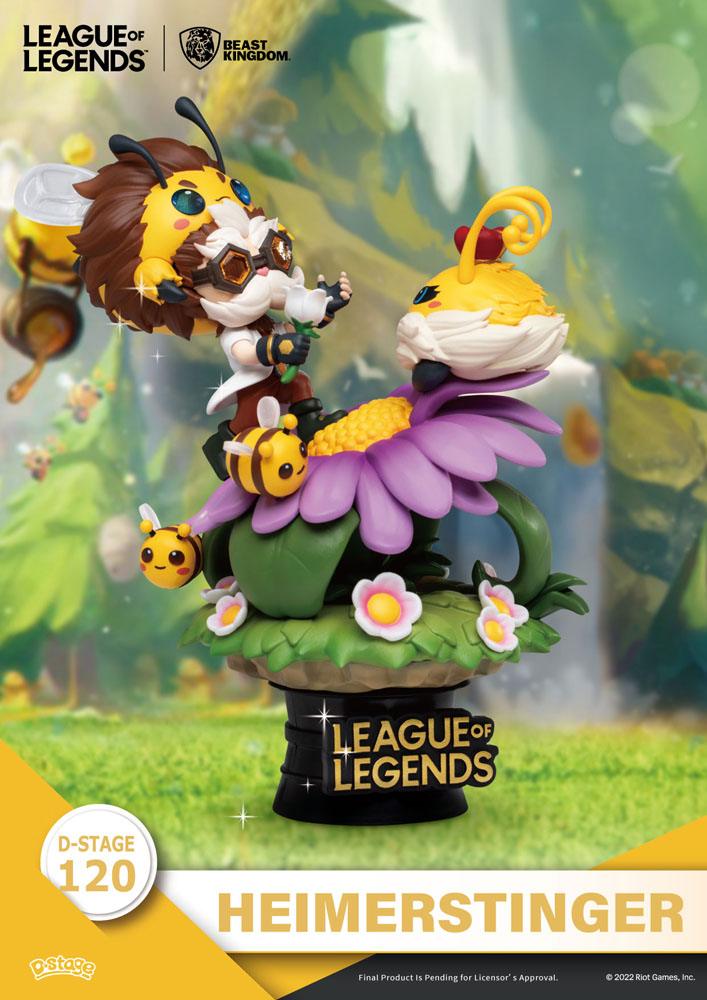 League of Legends diorama PVC D-Stage Nunu & Beelump & Heimerstinger 16 cm