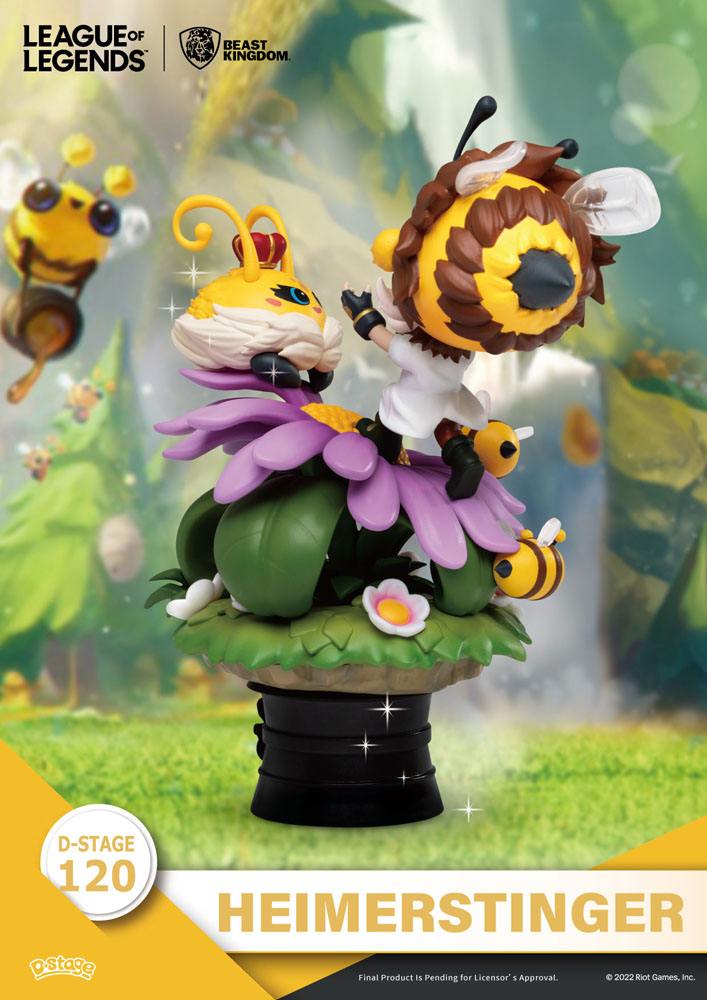 League of Legends diorama PVC D-Stage Nunu & Beelump & Heimerstinger 16 cm