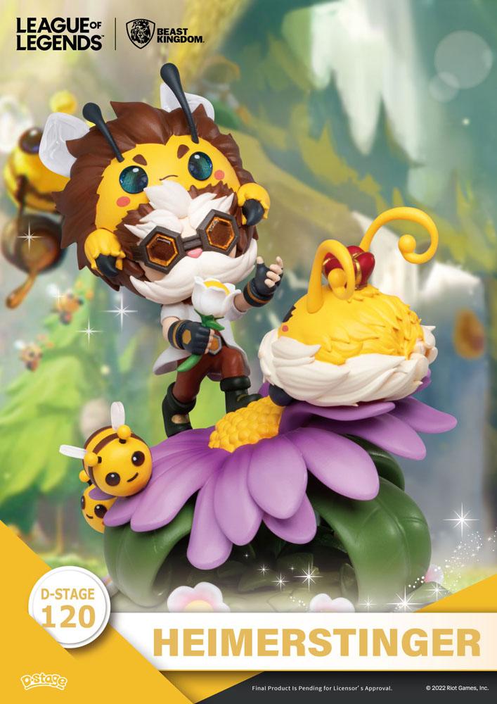 League of Legends diorama PVC D-Stage Nunu & Beelump & Heimerstinger 16 cm