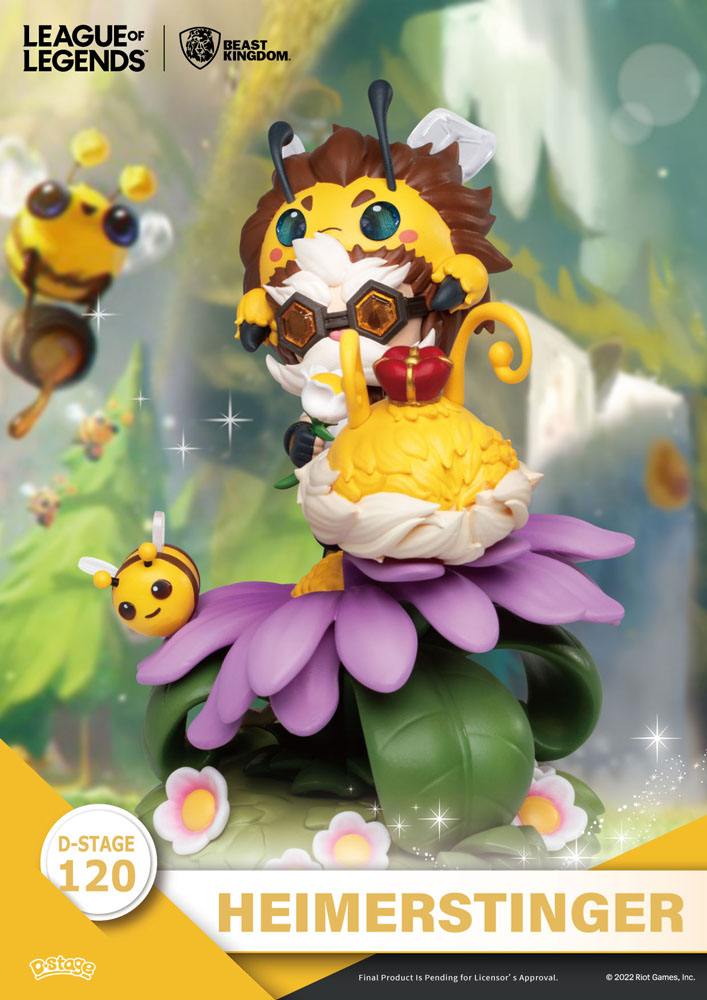 League of Legends diorama PVC D-Stage Nunu & Beelump & Heimerstinger 16 cm