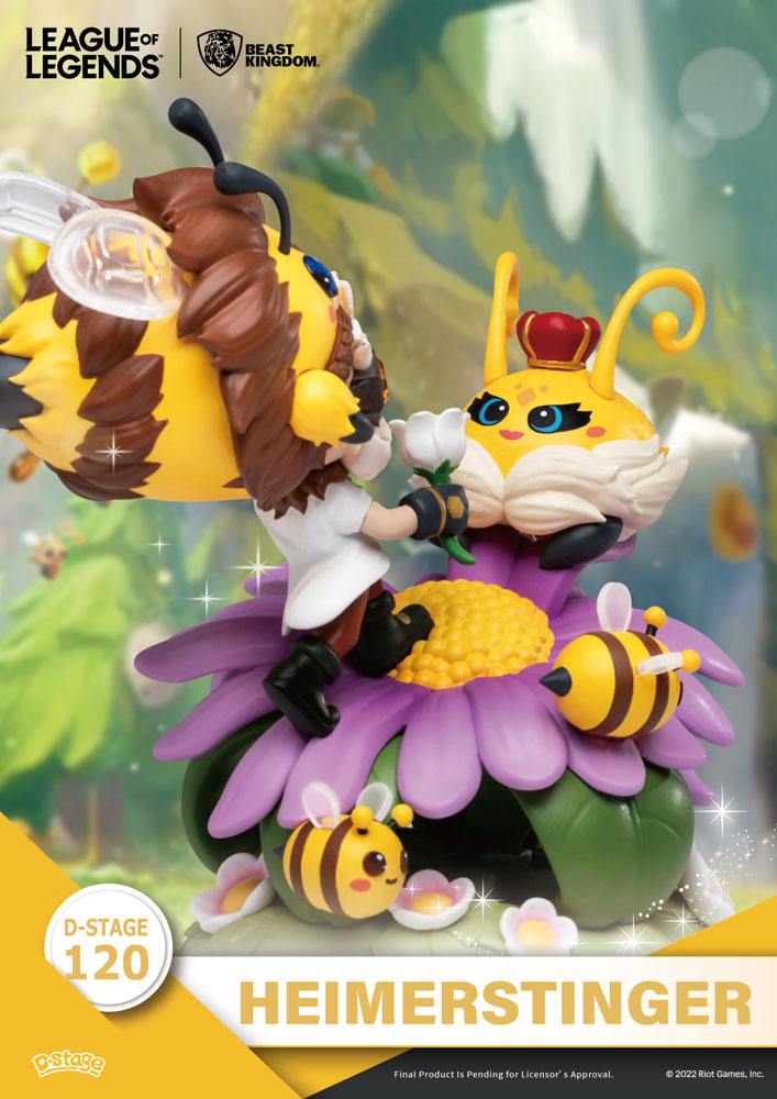 League of Legends diorama PVC D-Stage Nunu & Beelump & Heimerstinger 16 cm