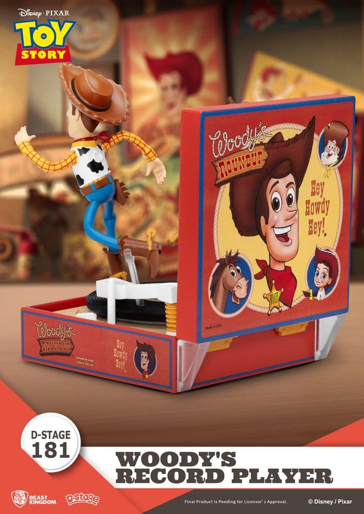 Toy Story Record Player Series Figurine en PVC Woody's Record Player 13 cm
