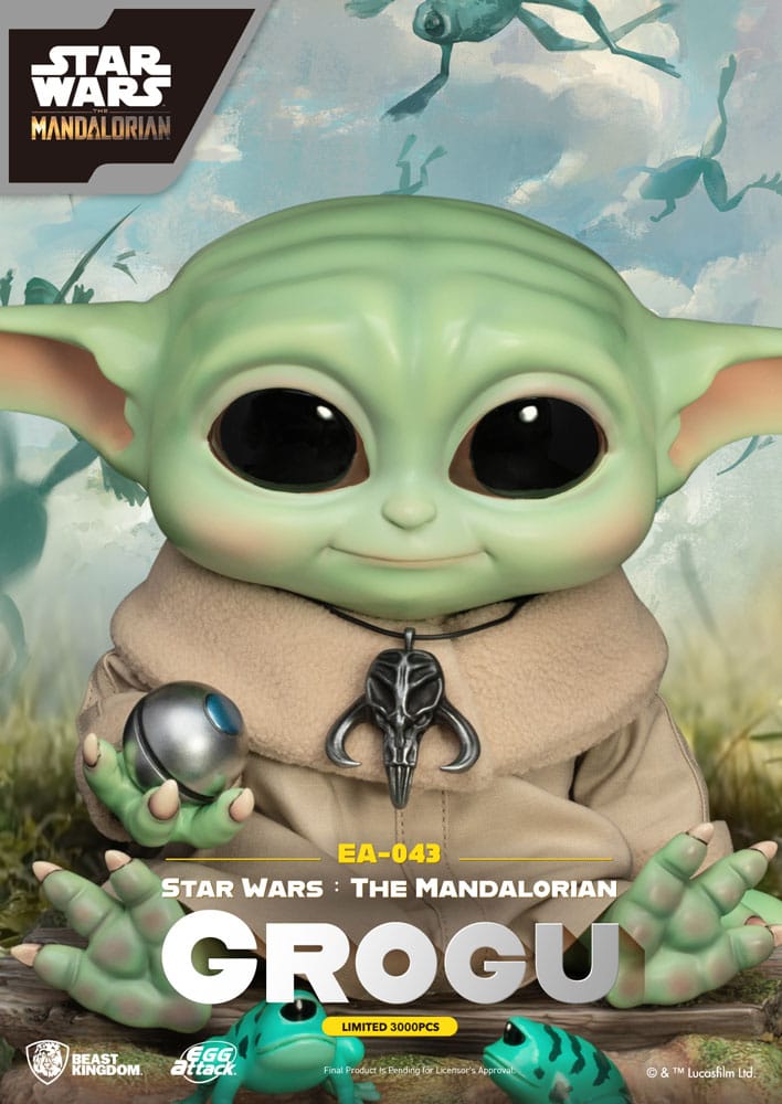 Star Wars: The Mandalorian statuette Egg Attack Grogu 18 cm