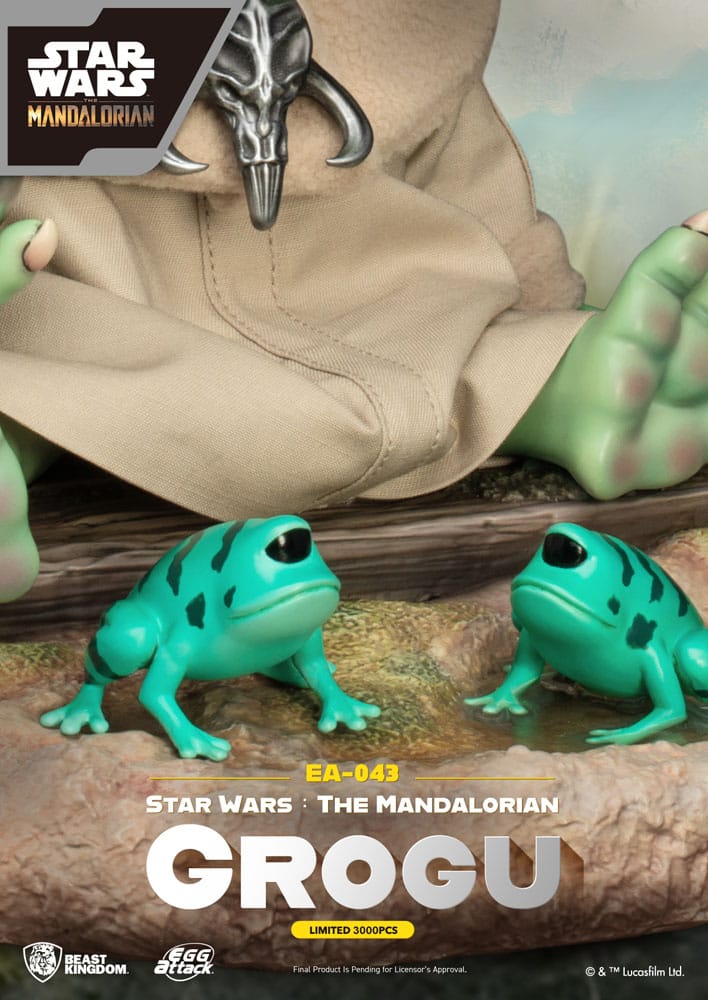 Star Wars: The Mandalorian statuette Egg Attack Grogu 18 cm