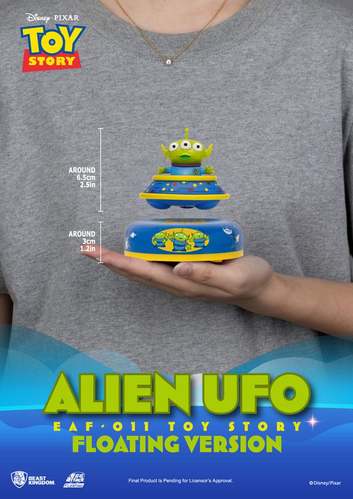 Toy Story diorama Egg Attack Alien UFO Floating Ver. 6 cm
