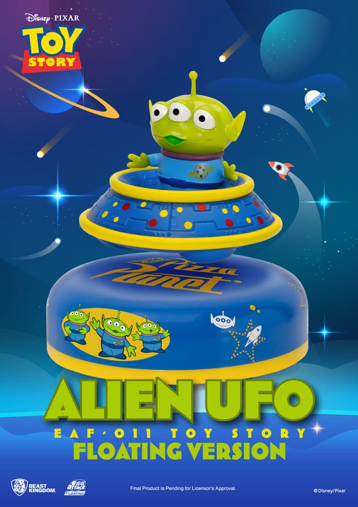 Toy Story diorama Egg Attack Alien UFO Floating Ver. 6 cm