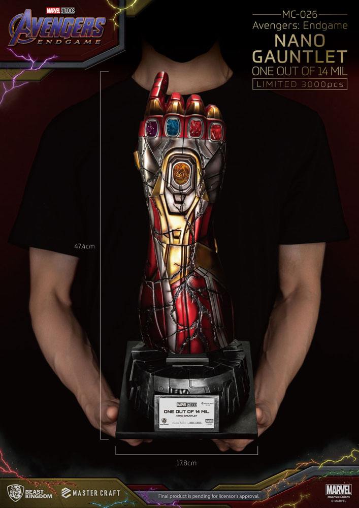 Avengers Endgame statuette Master Craft Nano Gauntlet 1/14000605 47 cm