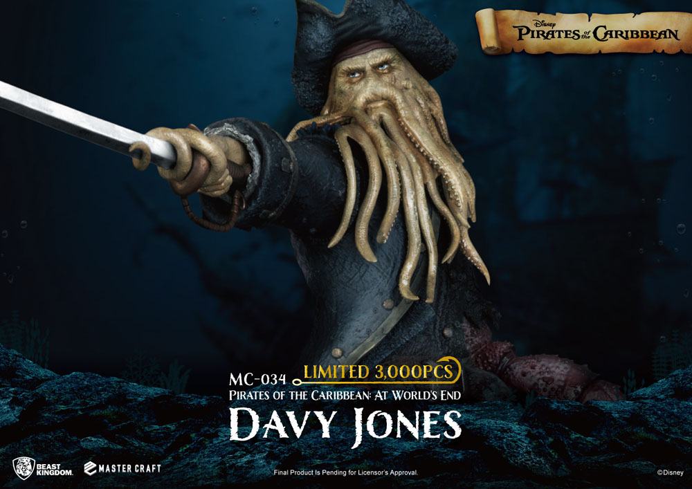 Pirates des Caraïbes : Jusqu'au bout du monde statuette Master Craft Davy Jones 42 cm