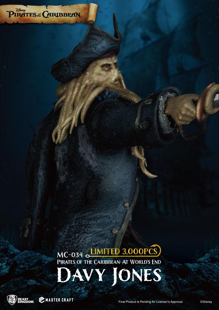 Pirates des Caraïbes : Jusqu'au bout du monde statuette Master Craft Davy Jones 42 cm