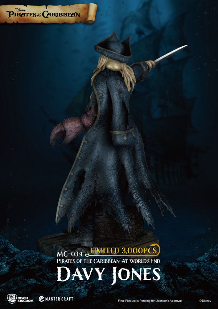 Pirates des Caraïbes : Jusqu'au bout du monde statuette Master Craft Davy Jones 42 cm