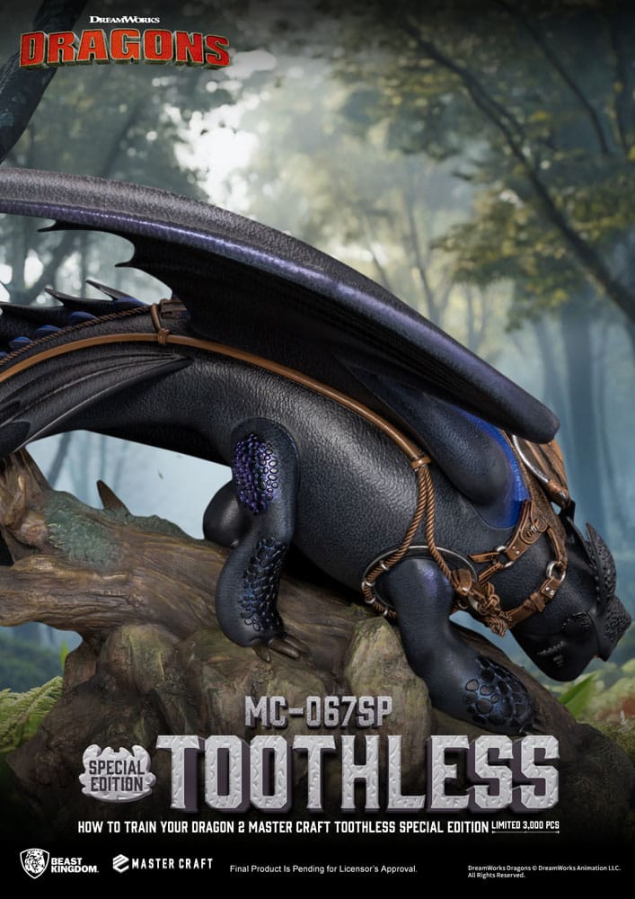 How To Train Your Dragon 2 statuette Master Craft Toothless 38 cm