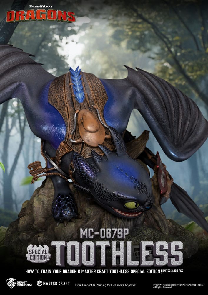 How To Train Your Dragon 2 statuette Master Craft Toothless 38 cm