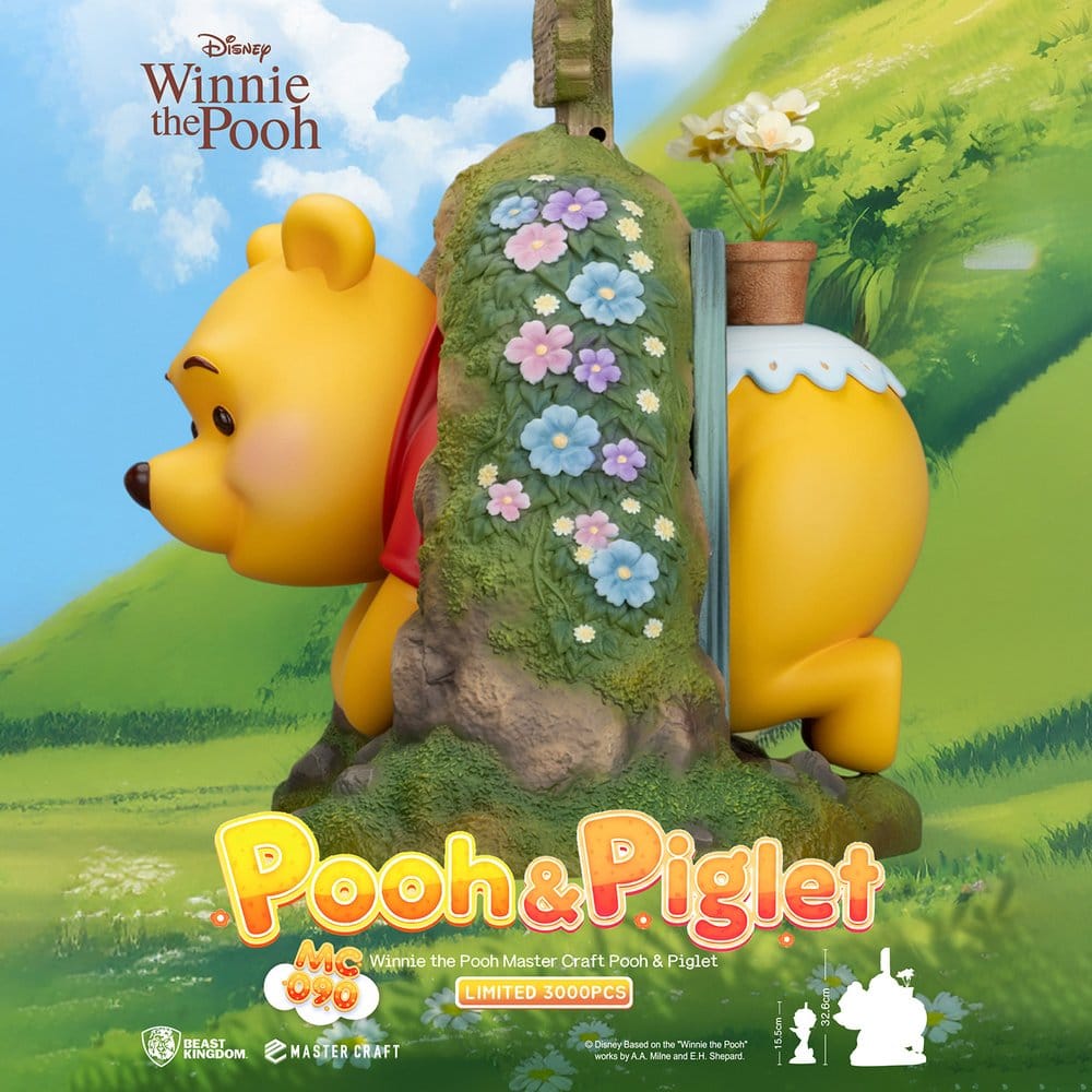 Disney statuette Master Craft Pooh & Piglet 33 cm