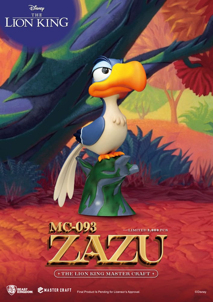 Disney statuette Master Craft Le Roi Lion Zazu 20 cm