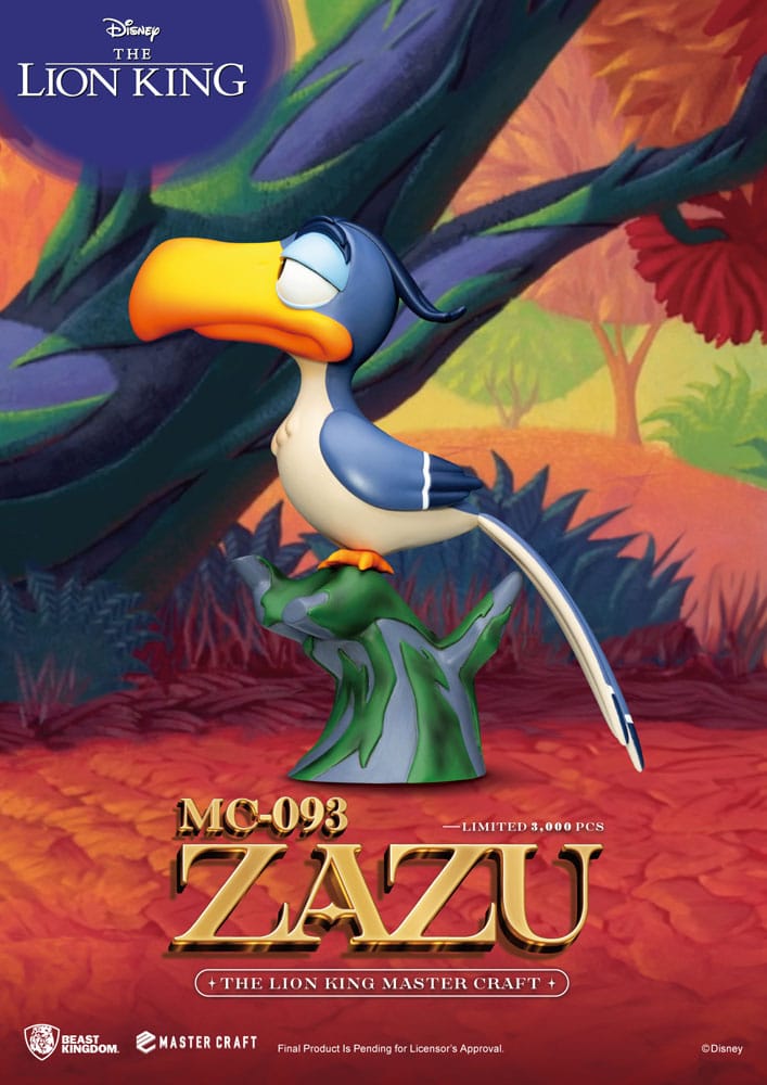 Disney statuette Master Craft Le Roi Lion Zazu 20 cm