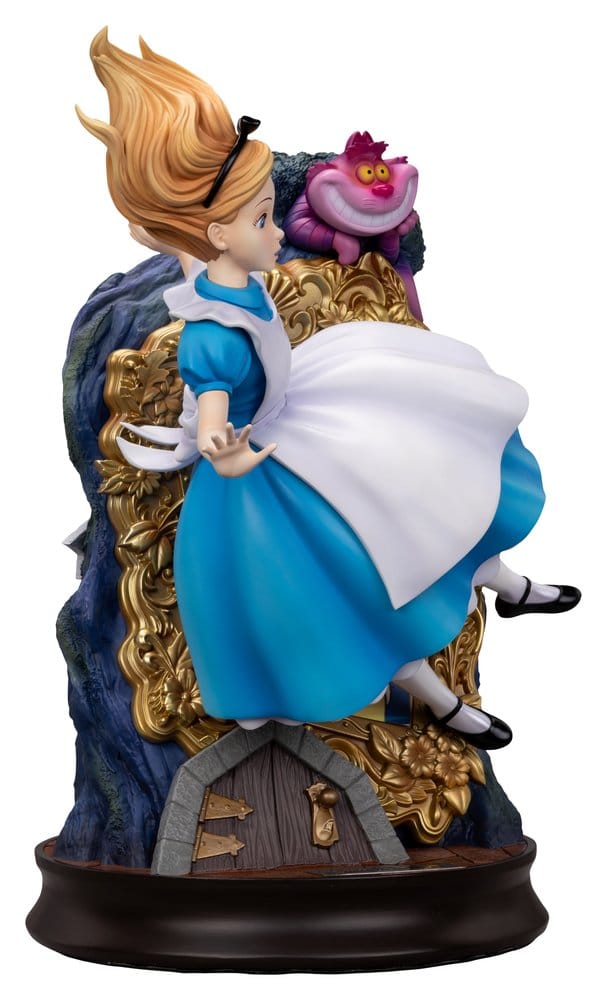 Alice au pays des merveilles Master Craft Statue Alice & The Cheshire Cat 40 cm