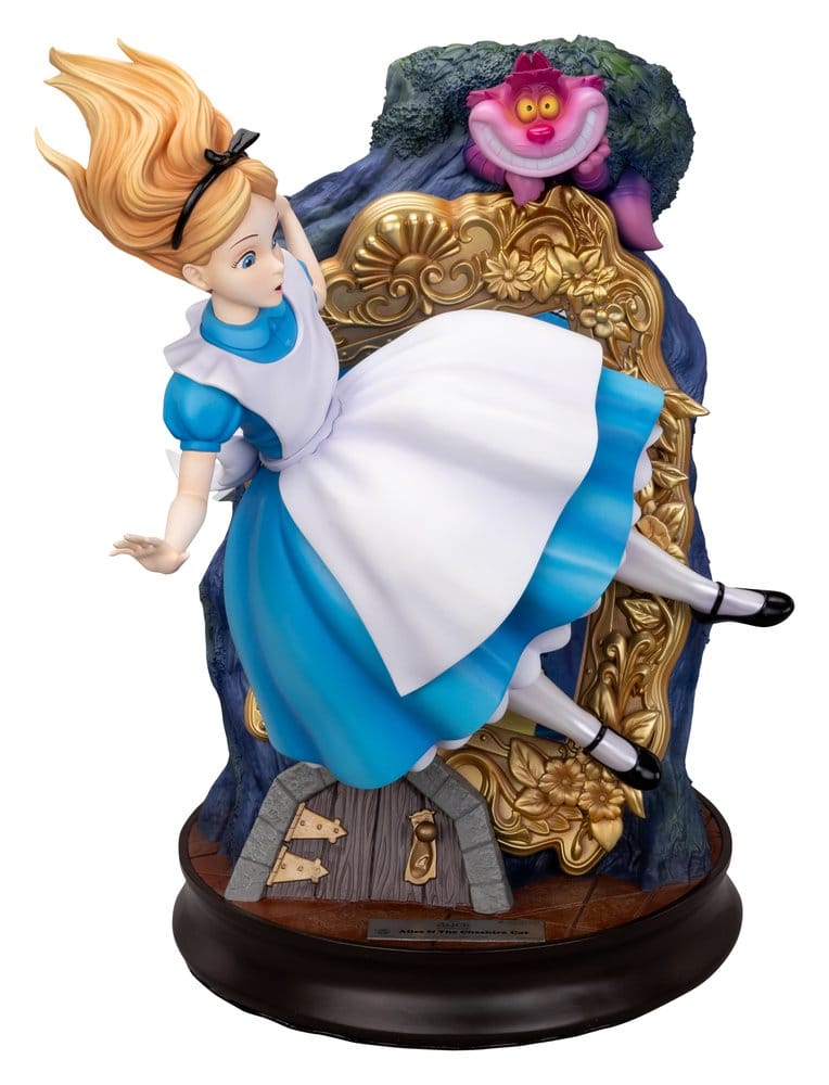 Alice au pays des merveilles Master Craft Statue Alice & The Cheshire Cat 40 cm