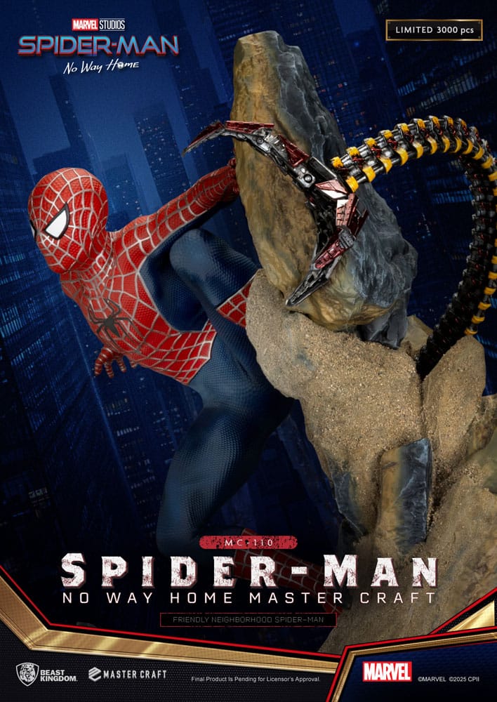 Spider-Man: No Way Homestatuette Master Craft Friendly Neighborhood Spider-Man 36 cm