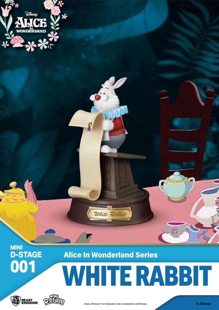 Alice au pays des merveilles pack 6 statuettes Mini Diorama Stage 10 cm
