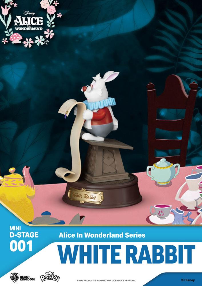 Alice au pays des merveilles pack 6 statuettes Mini Diorama Stage 10 cm