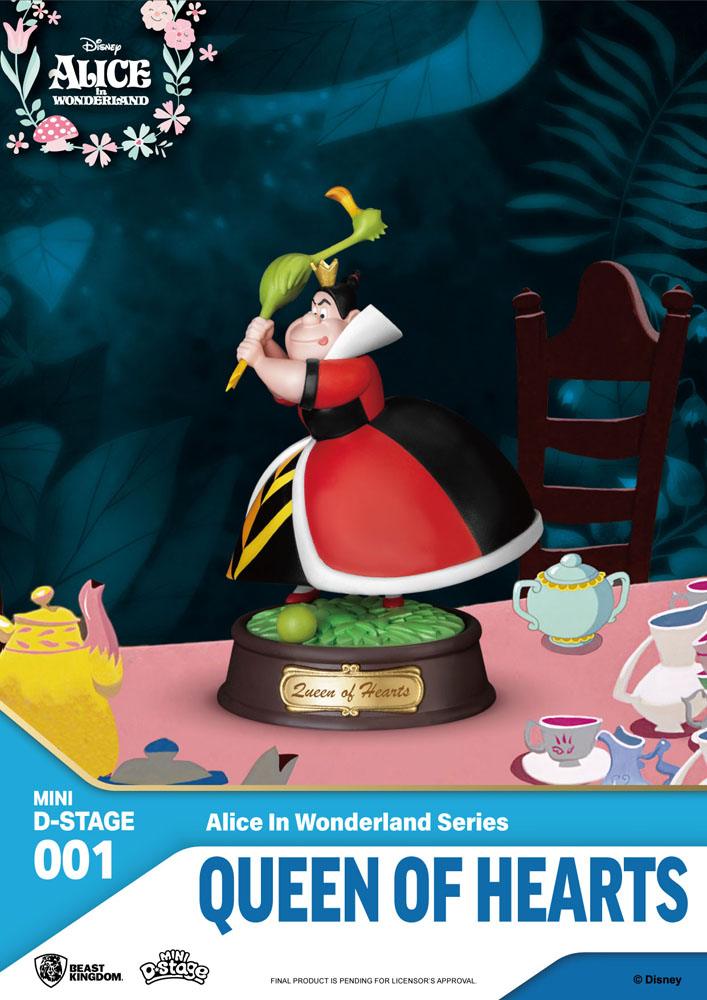 Alice au pays des merveilles pack 6 statuettes Mini Diorama Stage 10 cm