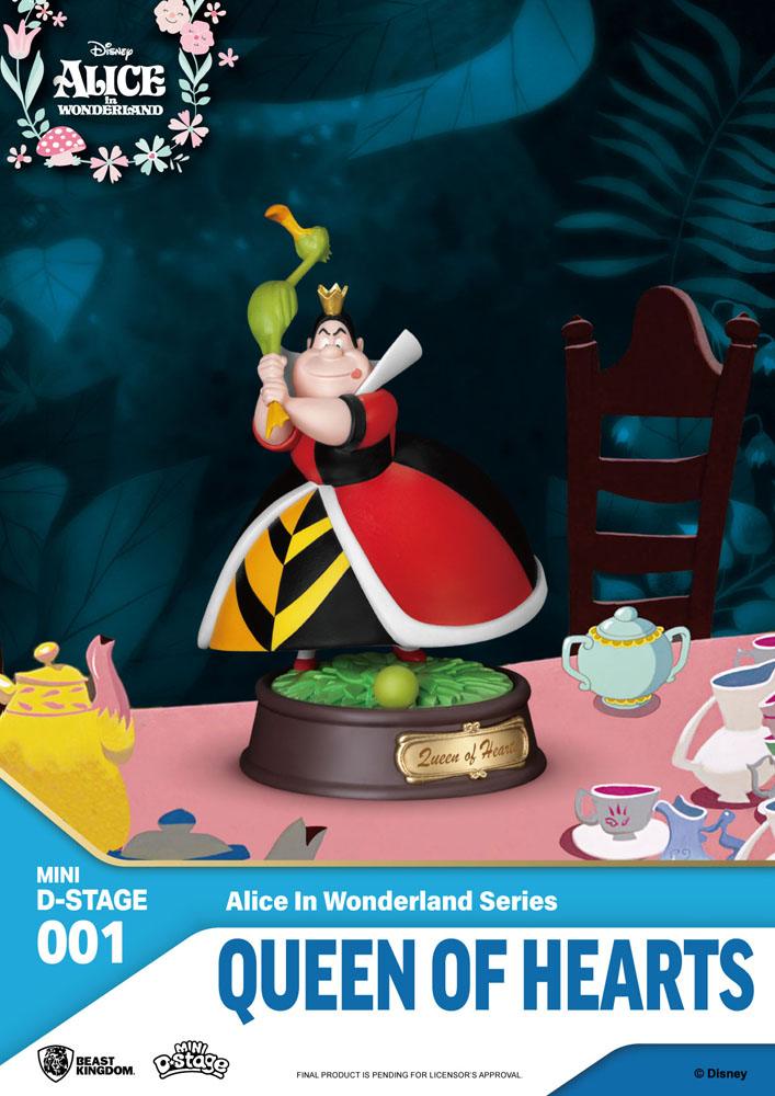 Alice au pays des merveilles pack 6 statuettes Mini Diorama Stage 10 cm
