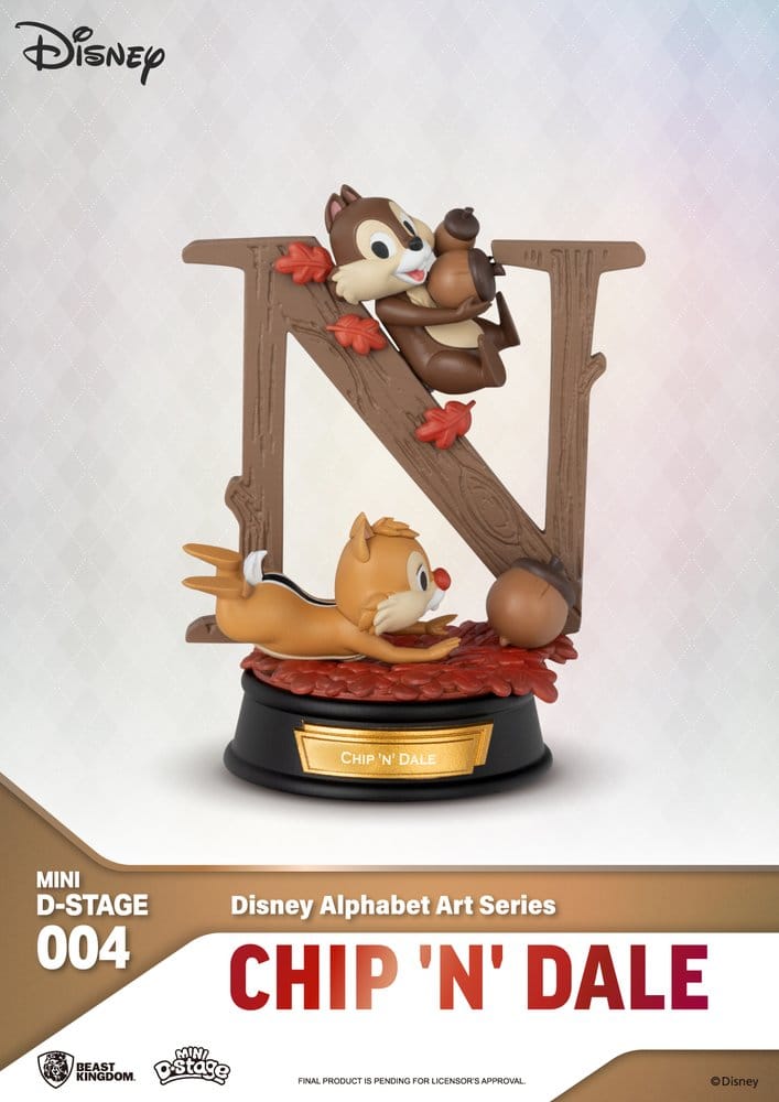 Disney pack 6 statuettes Mini Diorama Stage Alphabet Art 10 cm