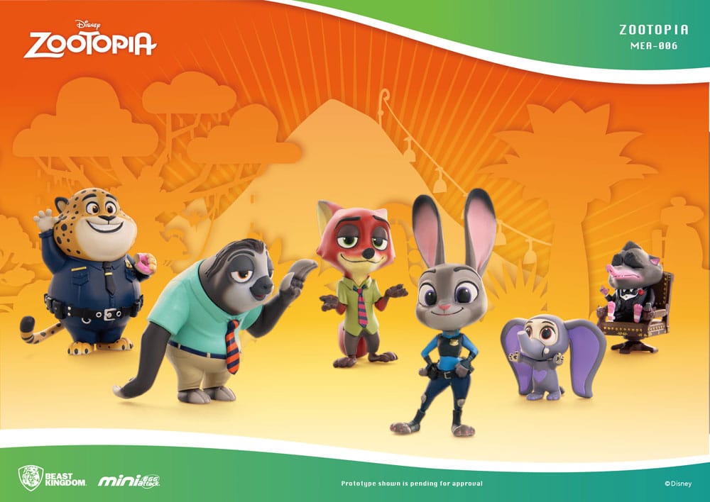 Zootopie assortiment figurines Mini Egg Attack Blind Box Series 10 cm (6)