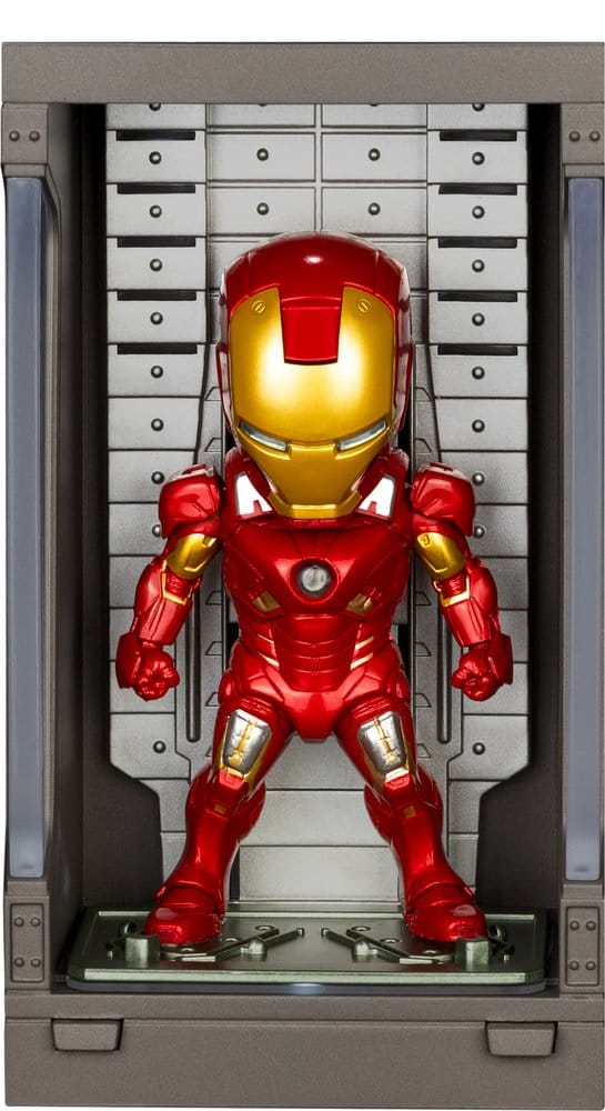 Marvel blind box assortiment Mini Egg Iron Man Hall of Armor figurines mini (6) 8 cm