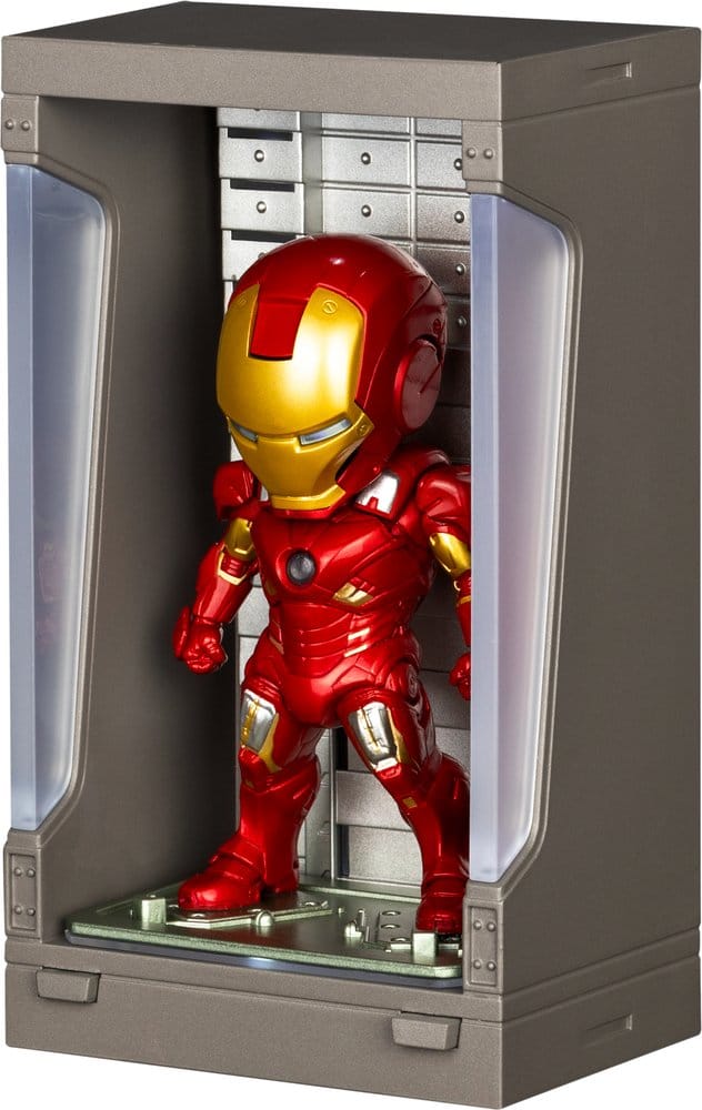 Marvel blind box assortiment Mini Egg Iron Man Hall of Armor figurines mini (6) 8 cm