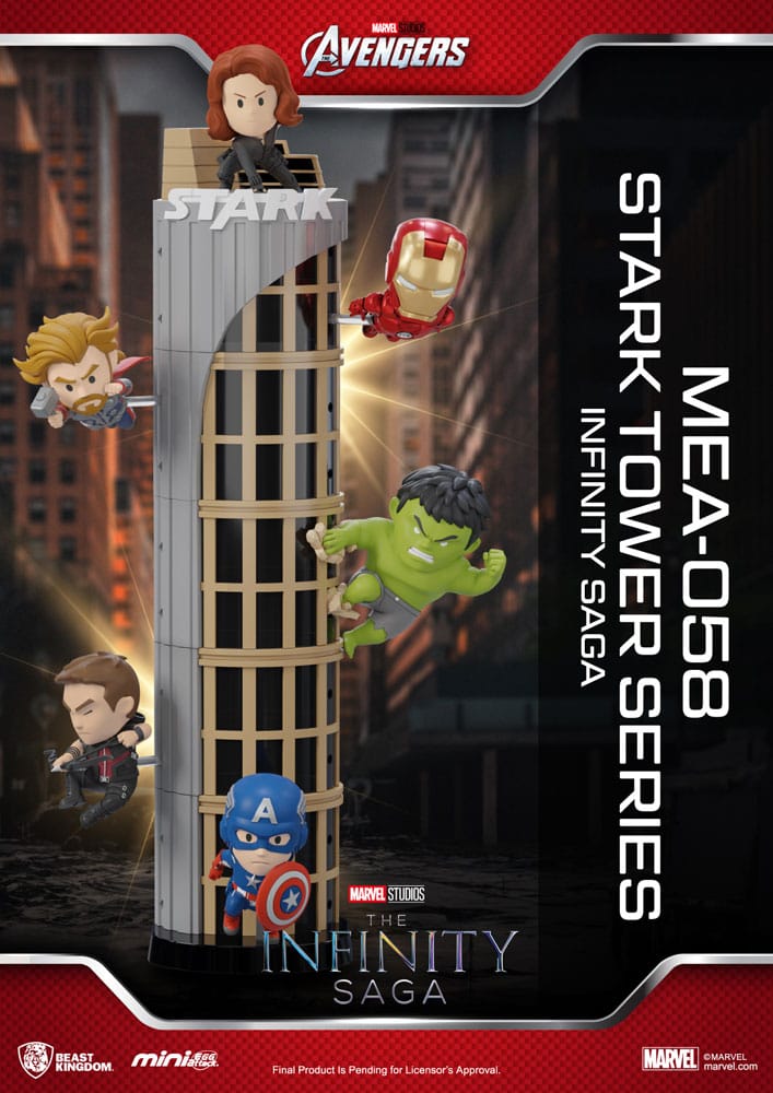 Marvel assortiment figurines Mini Egg Attack The Infinity Saga Stark Tower Series 12 cm (6)