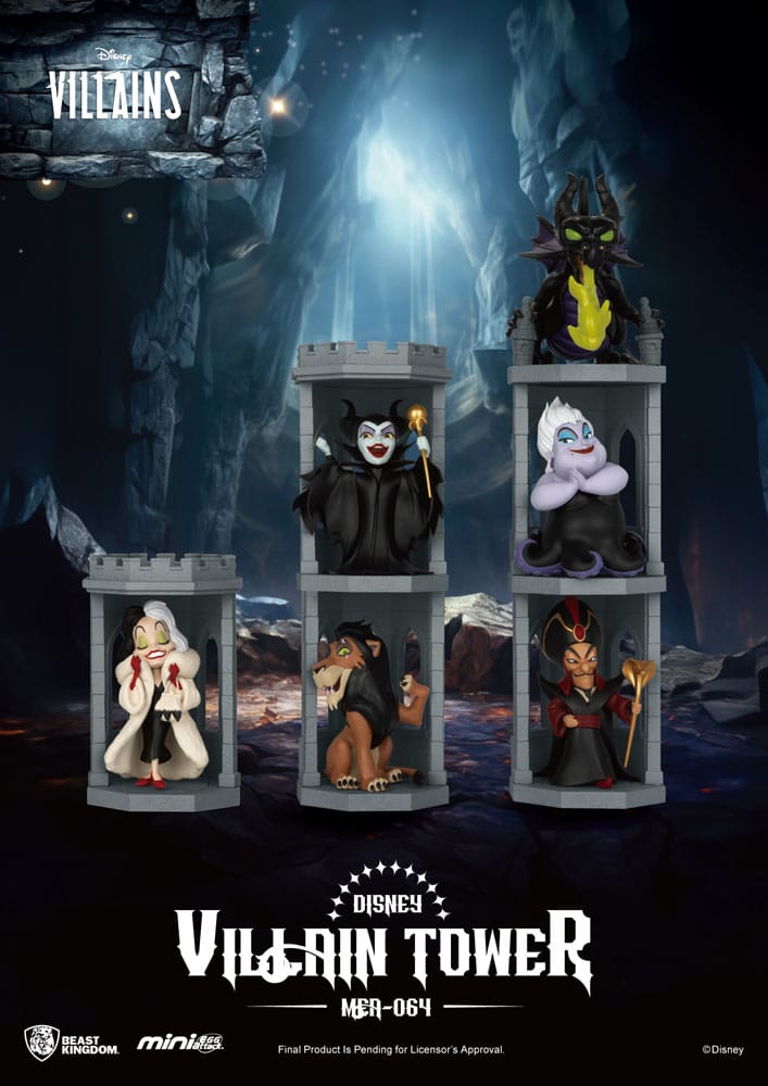 Disney Villains assortiment figurines Mini Egg Attack Villain Tower Blind Box Series 12 cm (6)