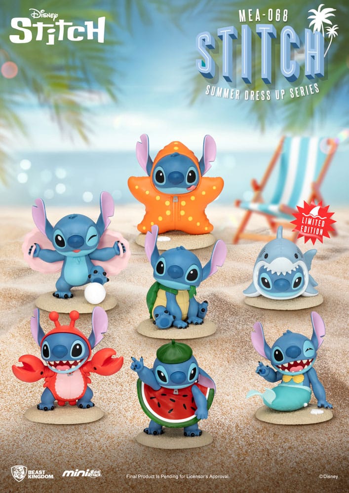 Lilo & Stitch assortiment figurines Mini Egg Attack Stitch summer dress up Series 10 cm (6)