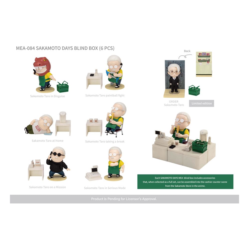 Sakamoto Nichijou Store Series Figurines Sakamoto Taro Blind Box (6)