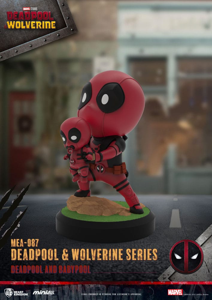 Deadpool 3 figurines Deadpool & Wolverine Series Mini Egg Attack Set 8 cm