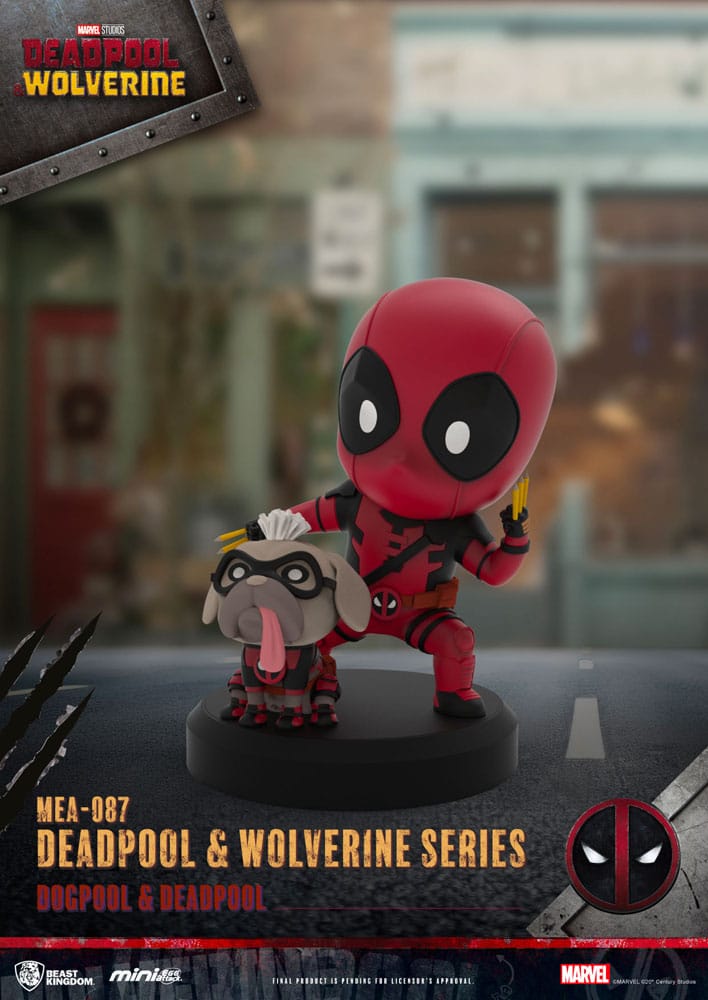Deadpool 3 figurines Deadpool & Wolverine Series Mini Egg Attack Set 8 cm