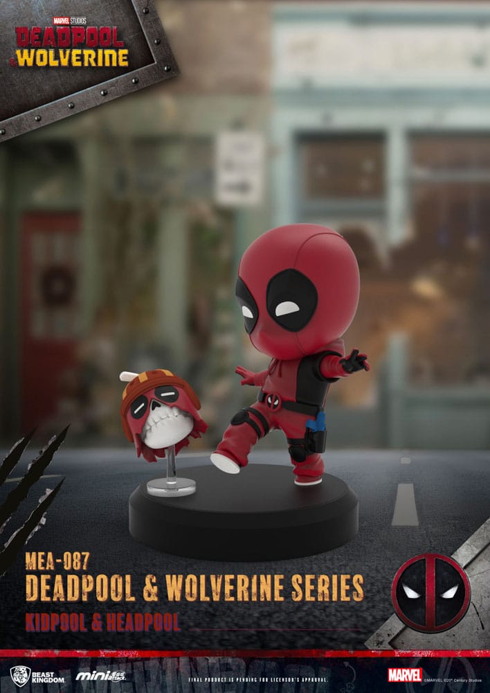 Deadpool 3 figurines Deadpool & Wolverine Series Mini Egg Attack Set 8 cm