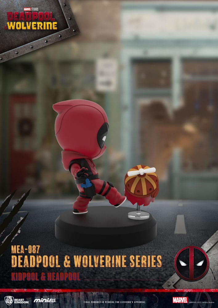 Deadpool 3 figurines Deadpool & Wolverine Series Mini Egg Attack Set 8 cm