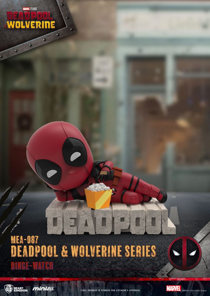 Deadpool 3 figurines Deadpool & Wolverine Series Mini Egg Attack Set 8 cm