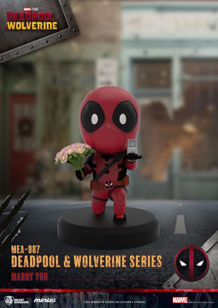 Deadpool 3 figurines Deadpool & Wolverine Series Mini Egg Attack Set 8 cm