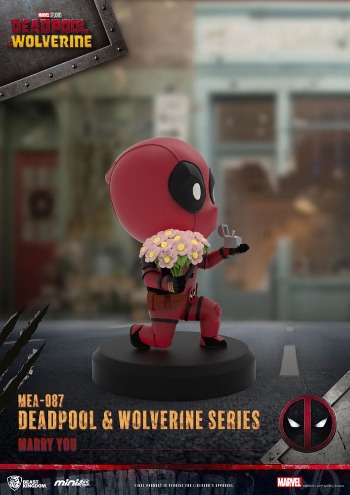 Deadpool 3 figurines Deadpool & Wolverine Series Mini Egg Attack Set 8 cm