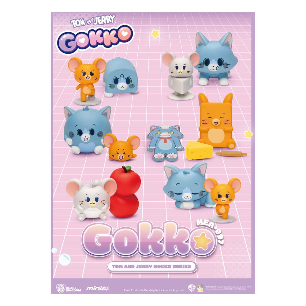 Tom & Jerry Gokko Series Figurines Blind Box (6)