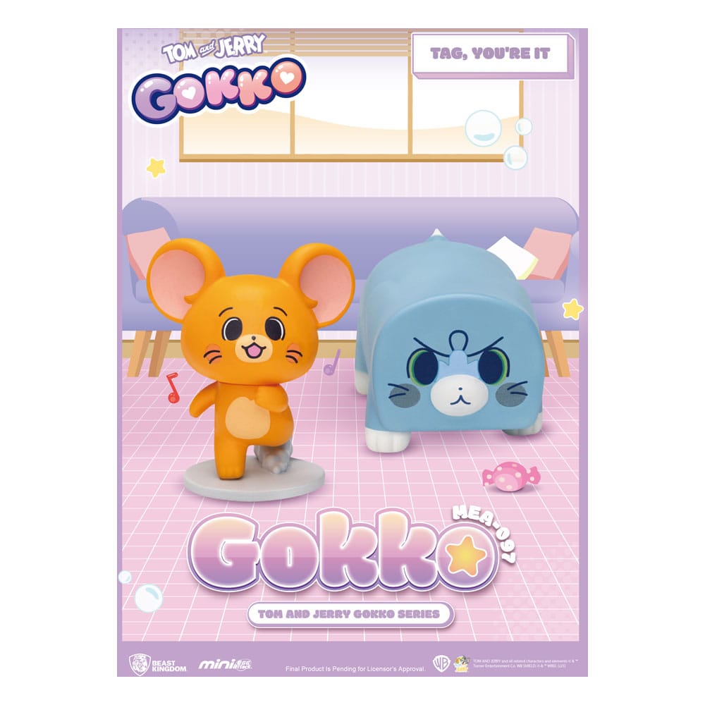Tom & Jerry Gokko Series Figurines Blind Box (6)