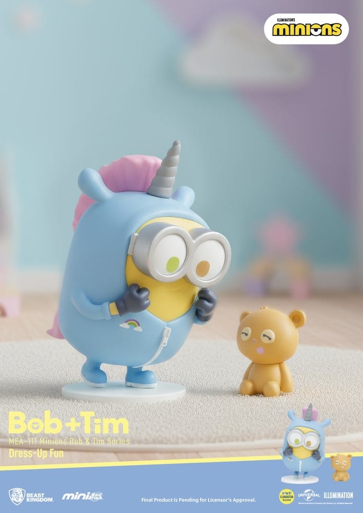 Minions assortiment figurines Mini Egg Attack Blind Box Minions bob & tim series 9 cm (6)