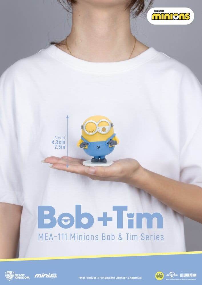 Minions assortiment figurines Mini Egg Attack Blind Box Minions bob & tim series 9 cm (6)